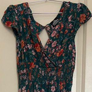 Angie - Asymmetrical Floral Dress - M